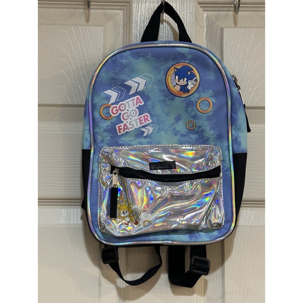 Sonic the Hedgehog Mini Backpack Blue And Sliver